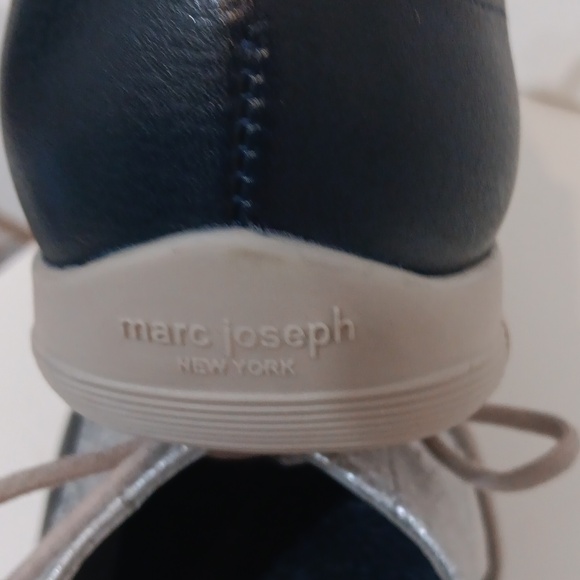 Royal Blue and Sliver marc joseph Lace Up Shoes size 7.5 - Picture 5 of 6